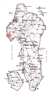 map of Samal Island